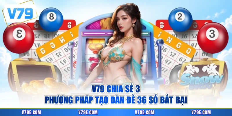 V79 chia sẻ 3 phương pháp tạo dàn đề 36 số bất bại